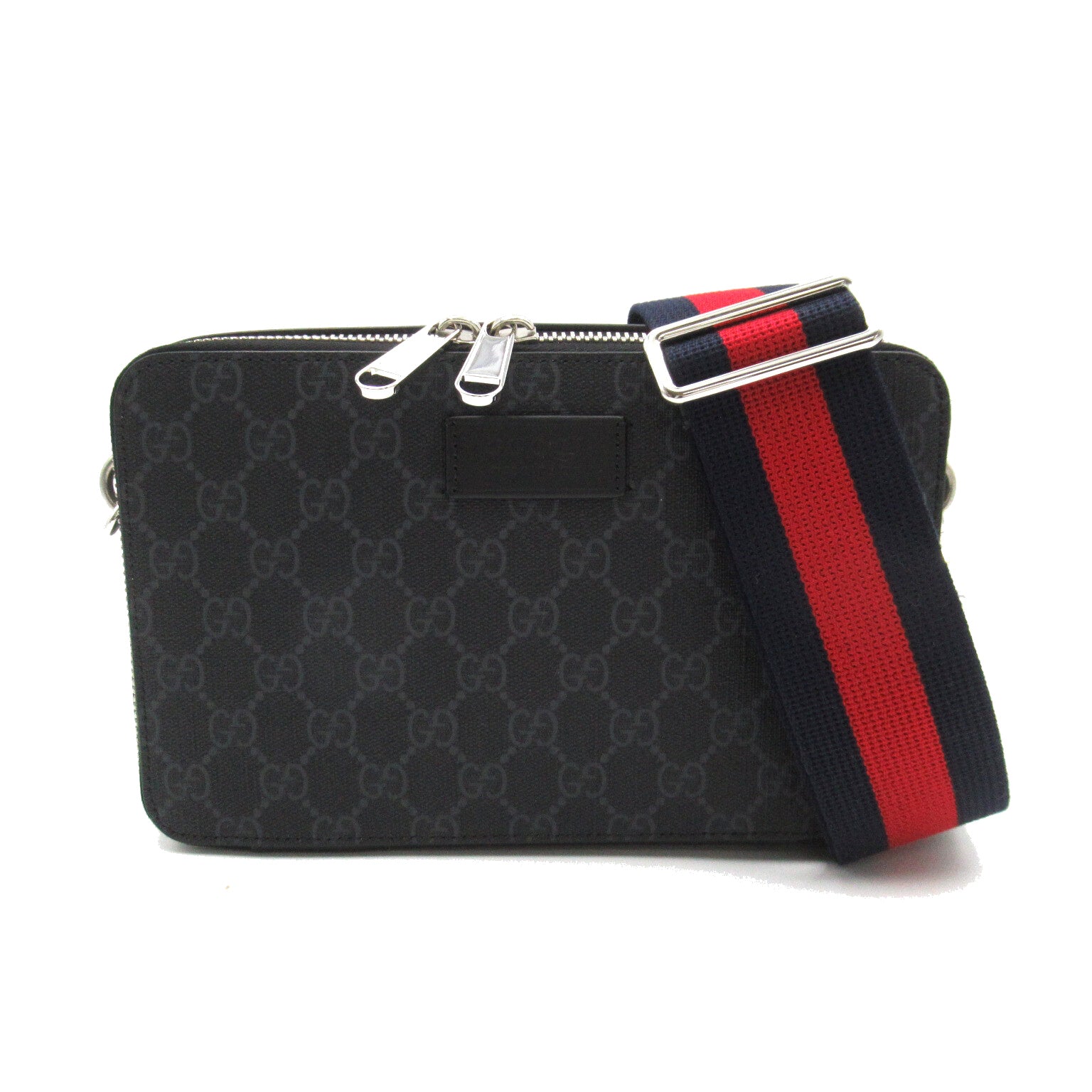 Gucci GG Supreme Linen Mini Shoulder Bag Shoulder Bag PVC Coated Linen Men  Black 774161K5RLN1095