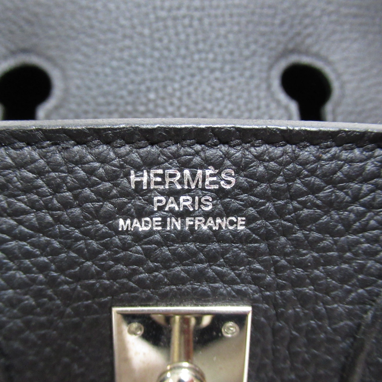 Hermes Birkin 30 Black Handbag Handbag Handbag Leather Togo  Black