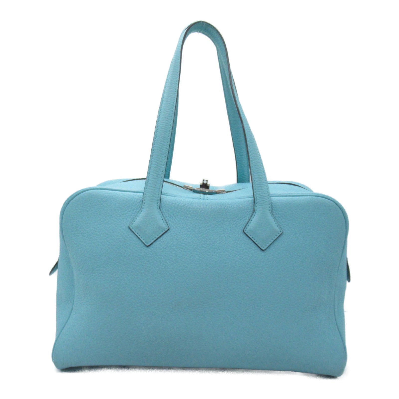 Hermes Victoria 35 Blue Art Tote Bag