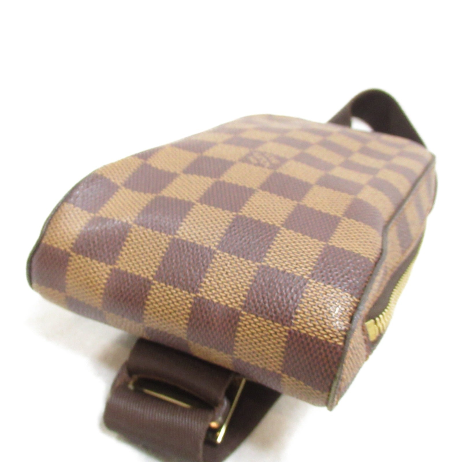 Louis Vuitton Louis Vuitton Geronimo Waist Bag Body Bag PVC Coated Canvas Damier Men Brown N51994