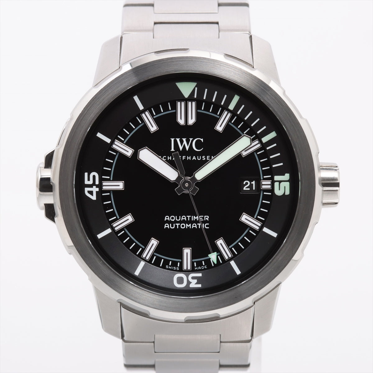 IWC Aqua Timer IW329002 SS AT Black