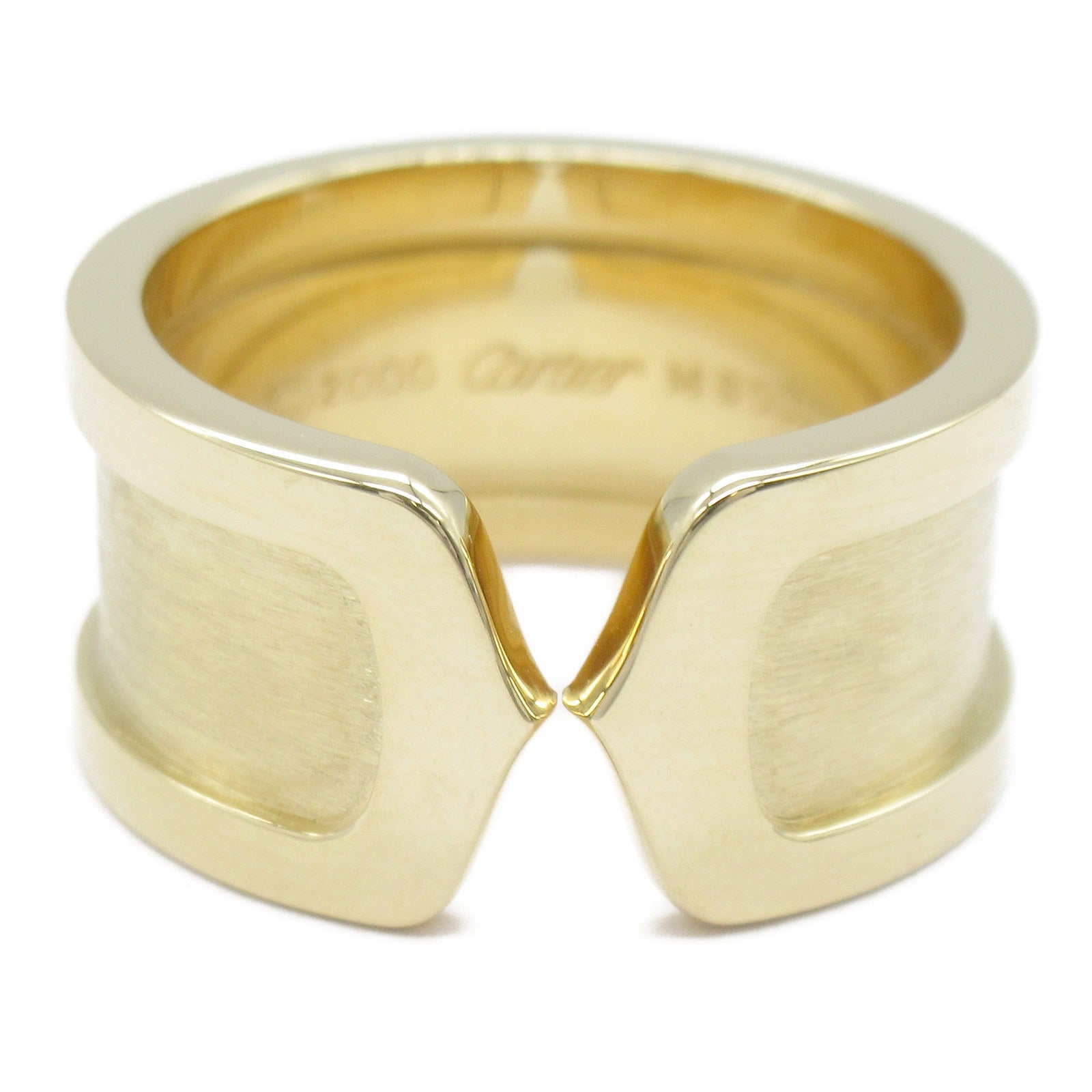 Cartier C2 Ring Ring Ring Jewelry K18 (Yellow G)  Gold  ()
