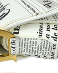 Christian Dior * 2000 John Galliano Medium Newspaper Saddle Bag