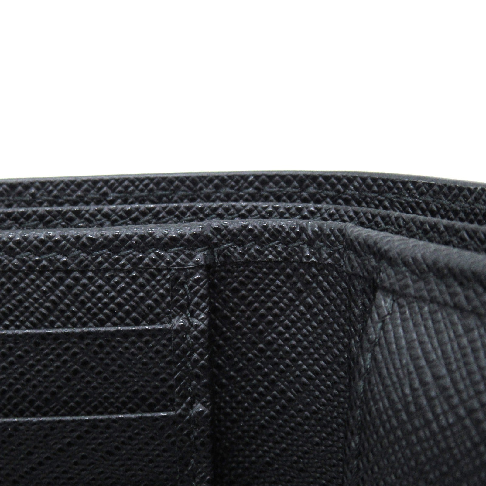 Prada Twin Fold Wallet Sapphire  Black 2M0738