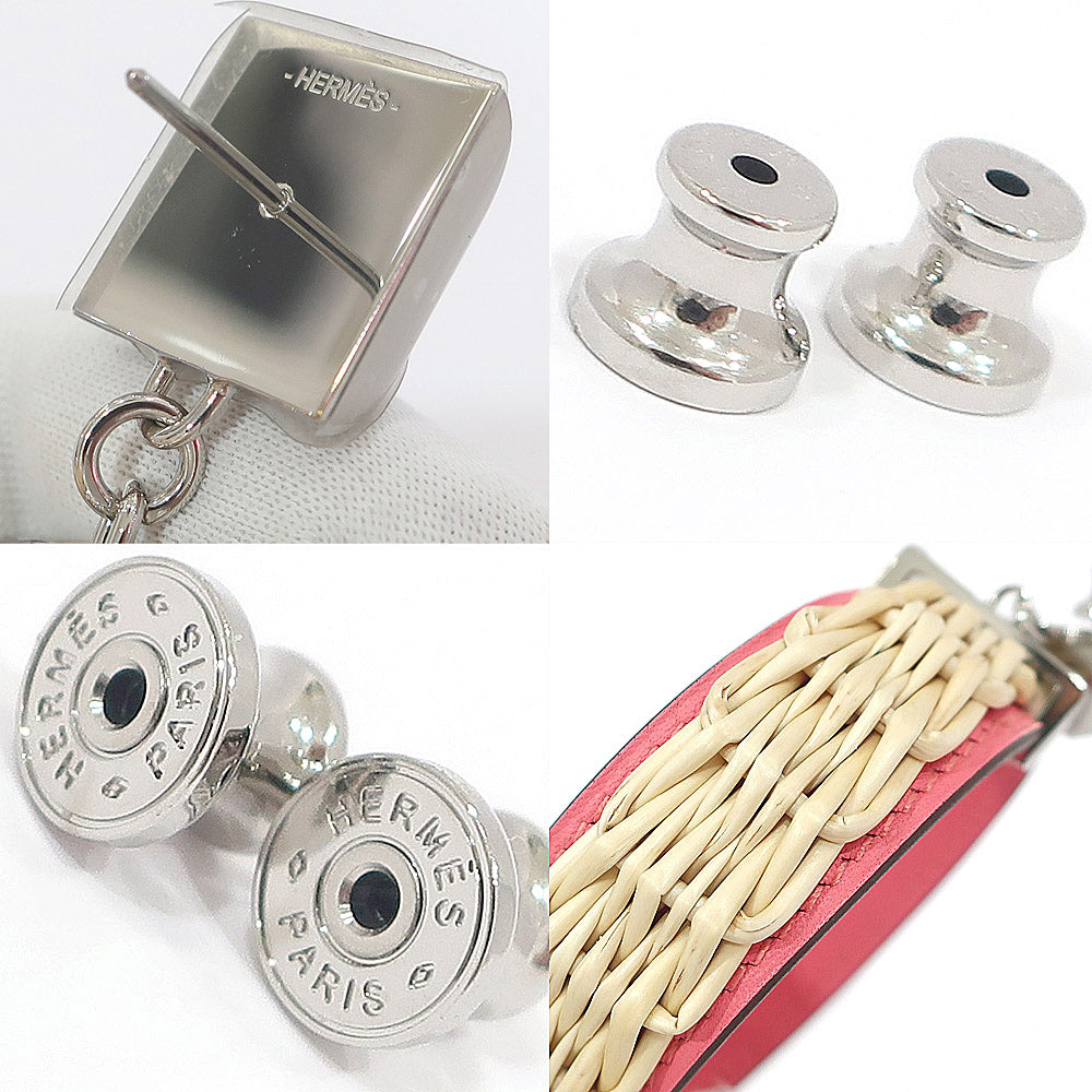 Hermes Stud_Earrings One-to-One  Accessoires Medor  Medal Picnic Rose Azare Worship/Lyva Material About 40.8g Women  Protective Sealed Bag Box 【New】【Unused】