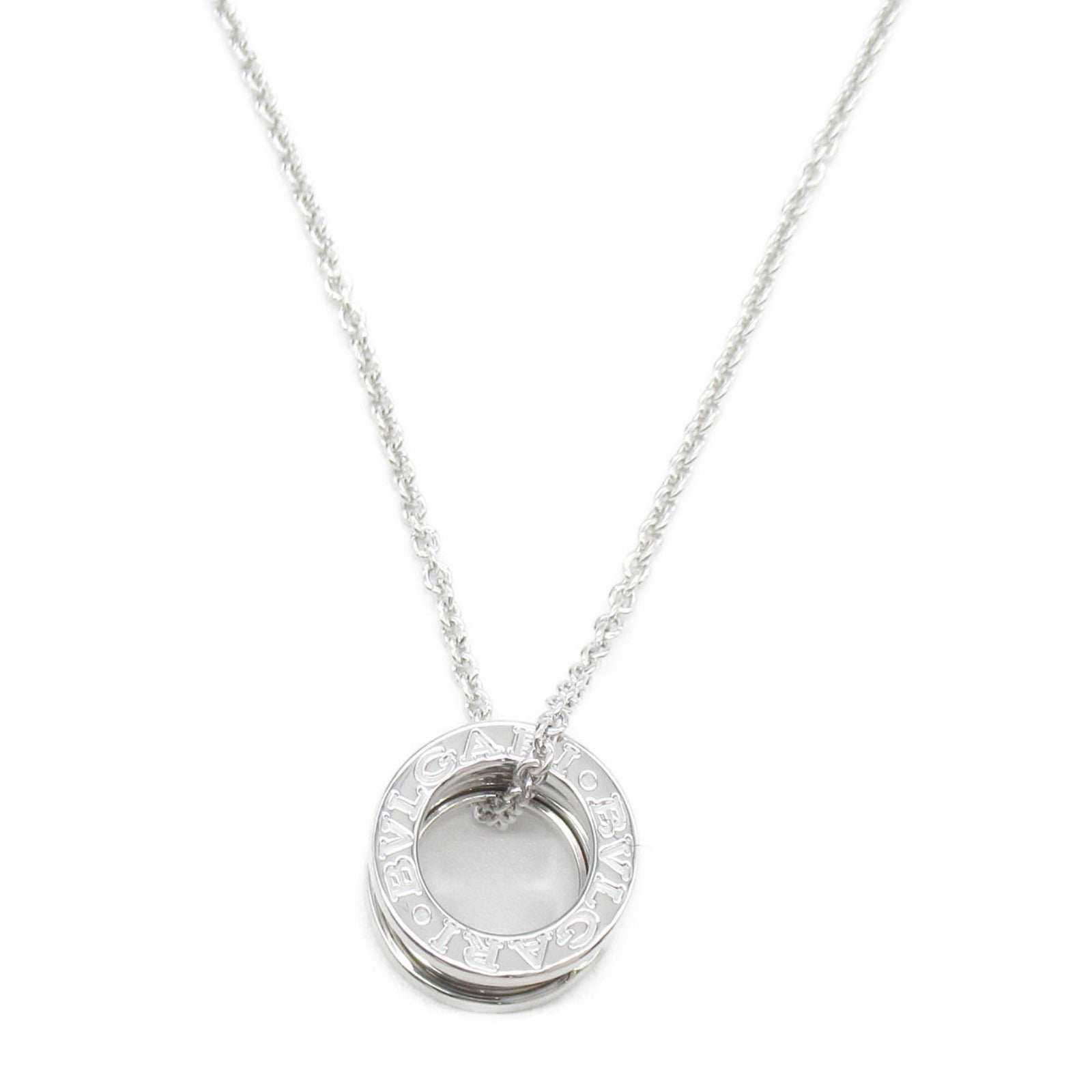 Bulgari BVLGARI B-zero1 Beezel one necklace necklace jewelry K18WG (White G)   Silver