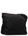 Prada Triangle Logo  ing  Shoulder Bag BT0220 Black Nylon  PRADA