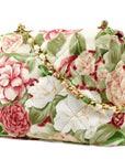 Chanel 1997-1999 Camellia Printed Chain Shoulder Bag