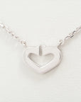 Cartier C Heart Diamond Necklace 750 (WG) 5.1g