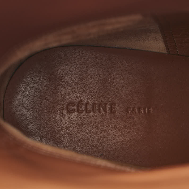 Celine Short Boots Black Leather  Celine