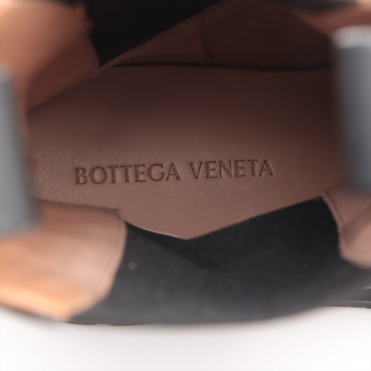 Bottega Veneta Leather Side Goar Shoes 39 Unisex Black Chelsea Shoes Rug