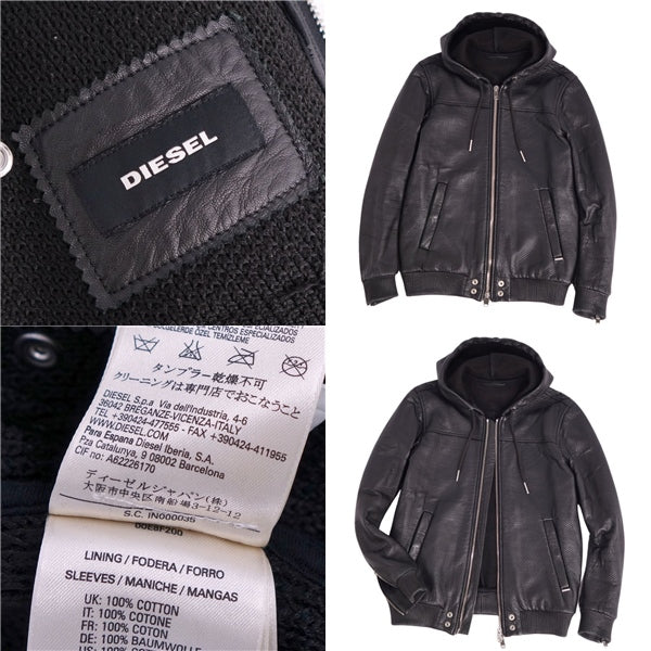 Diesell Jacket Parker Hoodie Zip-Up Ship S Out  S Black Two-Four-Four-Four-Four-Four-Four-Four-Four-Four-Four-Four-Four-Four-Four-Four-Four-Four-Four-Four-Four-Four-Four-Four-Four-Four-Four-Four-Four-Four-Four