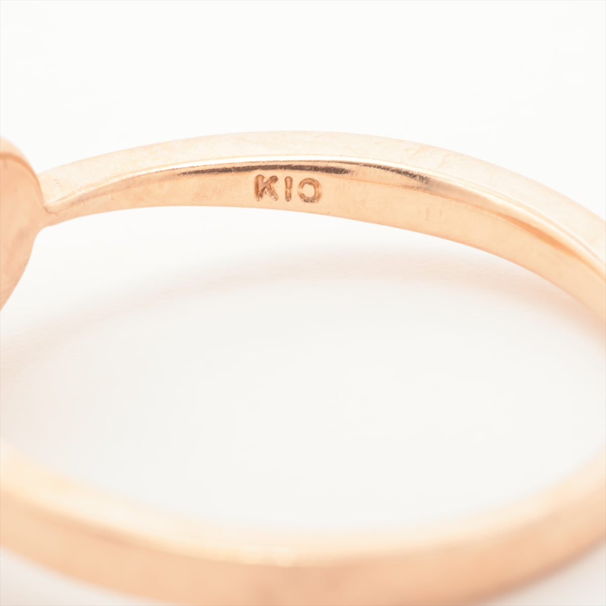 Agat Rose S Ring K10 (PG) 2.8g