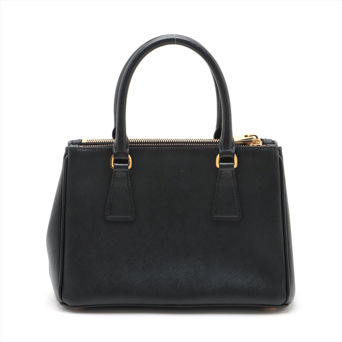 Prada Sapphire Nonelax 2WAY Handbag Black 1BA896