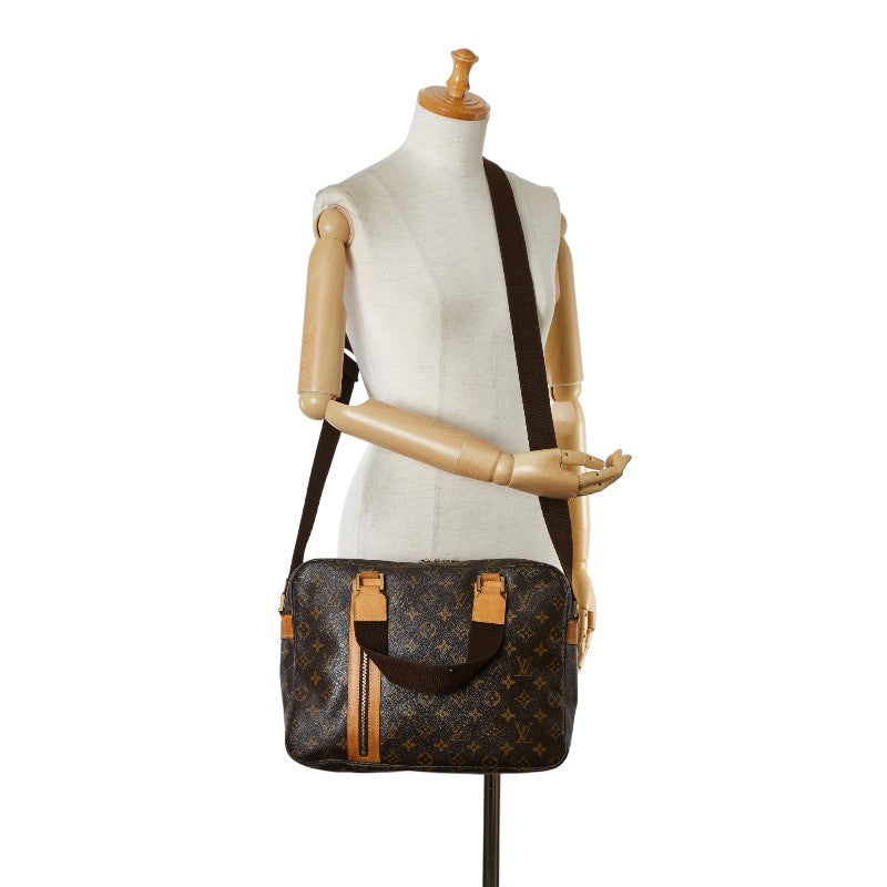 Louis Vuitton Monogram Soccer Boss F Handbag M40043 Brown PVC Leather  Louis Vuitton