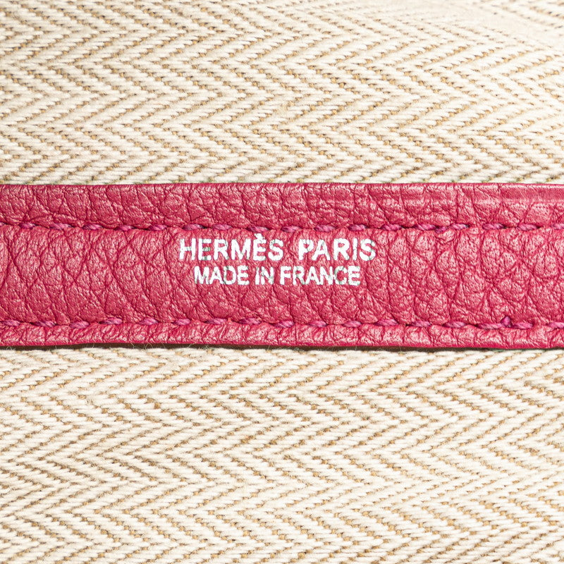 Hermes Garden Party PM Handbag Rose Pearls Negonda  Hermes