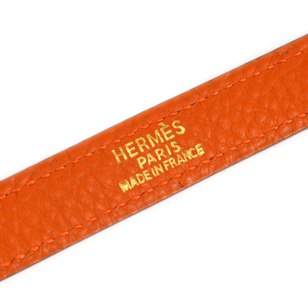 Hermes Kelly Bag Strap Orange Taurillon Clemence