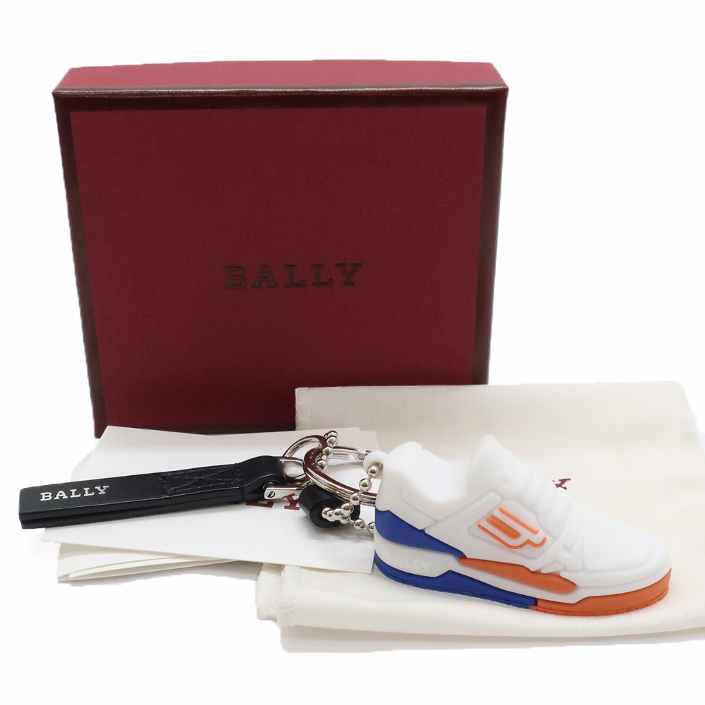 Barry Bag Chamber Mini Trainers Shoes White White Blue Blue Orange Silver G  Keyring Key Holder  Beauties