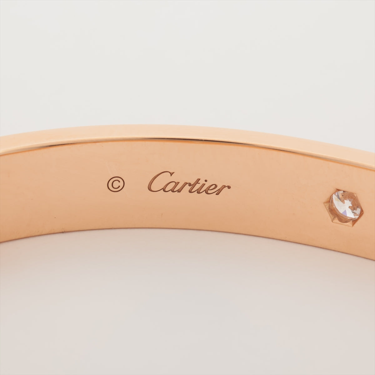 Cartier  Half Diamond Bracelet 750 (PG) 30.6g 16 Driver  Driver