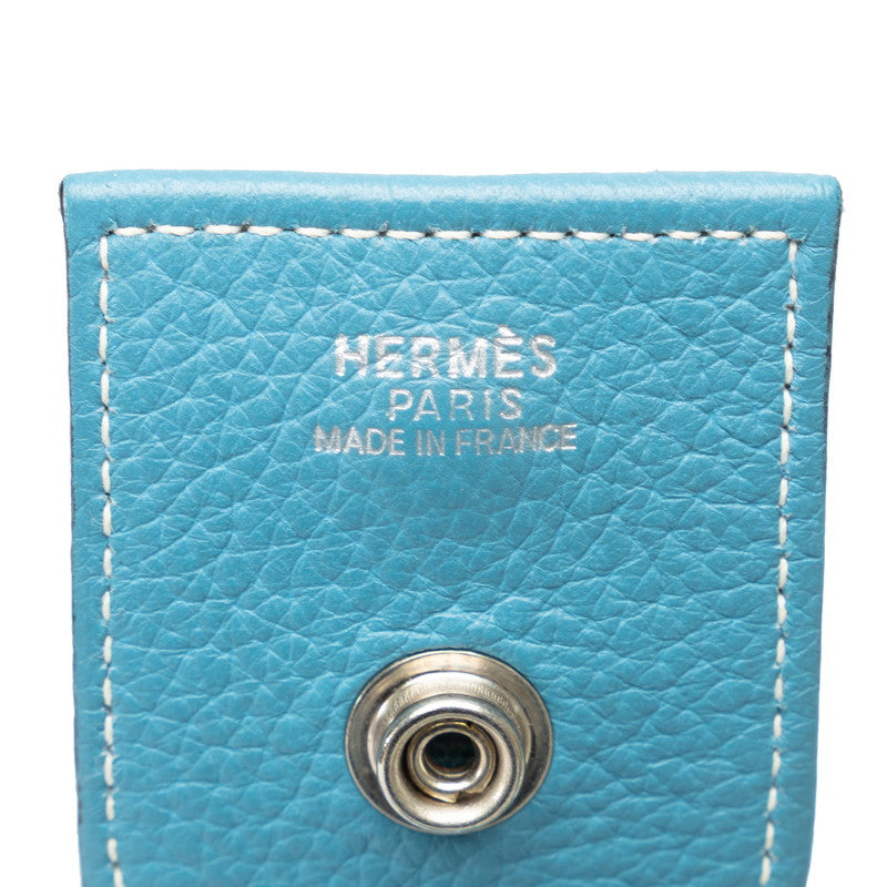 Hermes Saco  Shoulder Bag Blue Tower Ash  Hermes