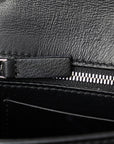 Balenciaga Ebridi Chain Shoulder Wallet Shoulder Bag 537387 Black Leather  BALENCIAGA