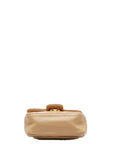 Chanel Mini Matrasse Coco Shoulder Bag Mini Pochette Beige G Leather  CHANEL