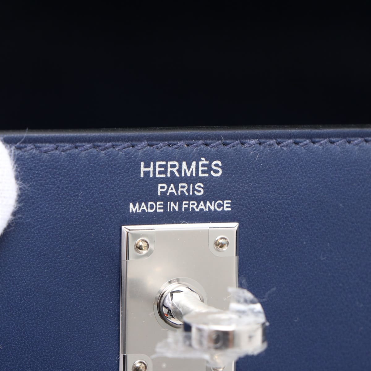 Hermes Kelly Paded 25  Blue Sapphire Silver  U 2022