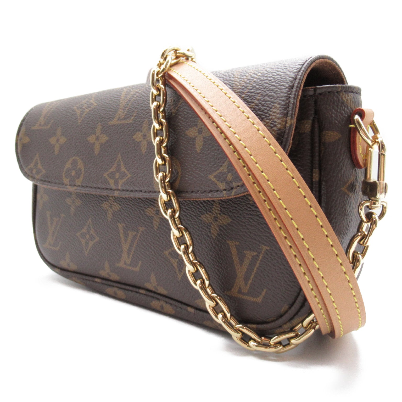 Louis Vuitton Louis Vuitton Wallet On Chain Ivy Shoulder Bag PVC Coated Canvas Monogram  Brown M81911