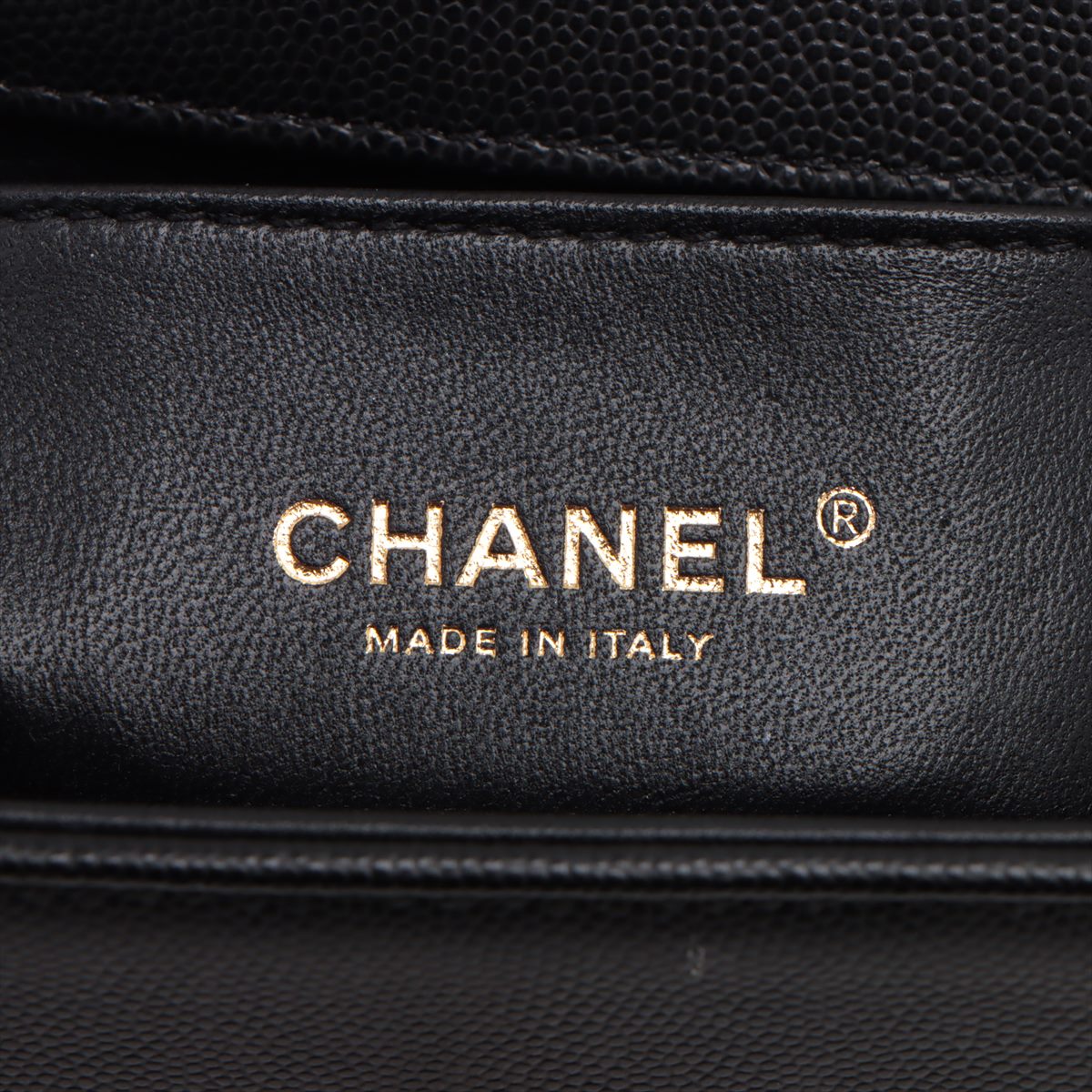 Chanel Boy Chanel 20 Small Caviar S Chain Shoulder Bag Black G  A67085