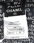 Chanel 2009 Spring logo-print V-neck T-shirt 