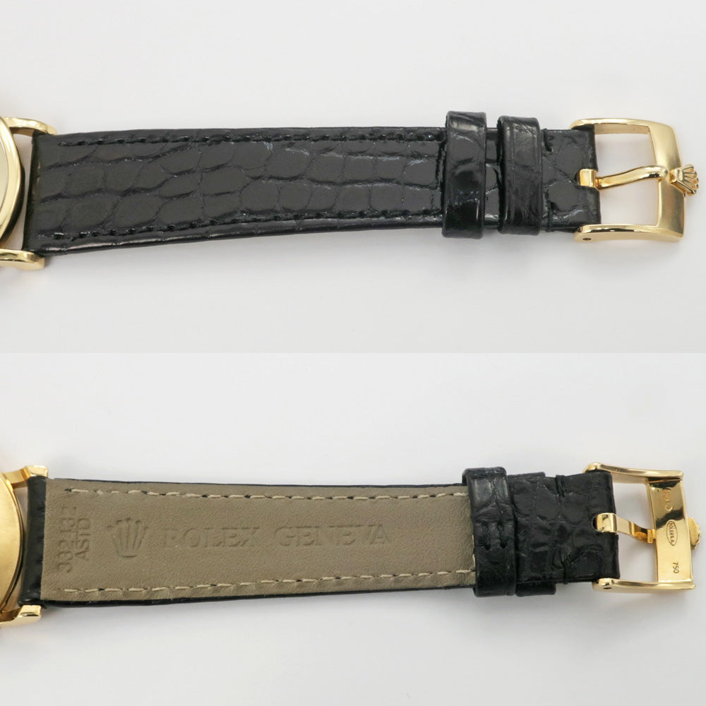 Rolex Cherini 5112 W . 750YG/Leather G
