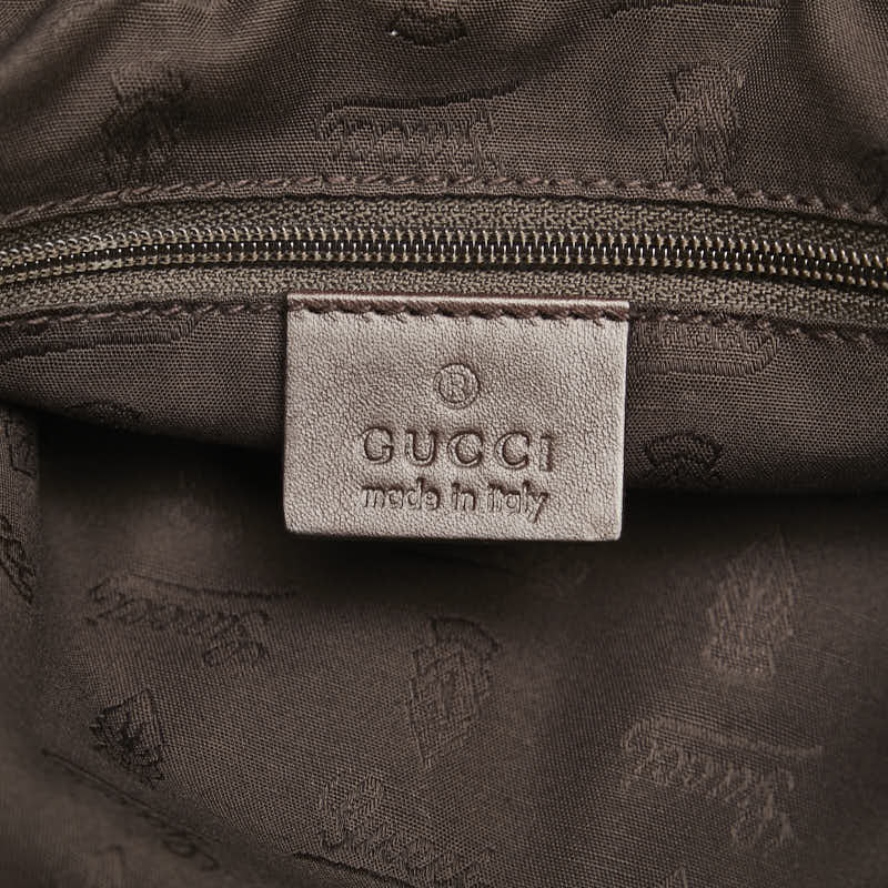 Gucci Suki Handbag 211944 Brown Leather  Gucci