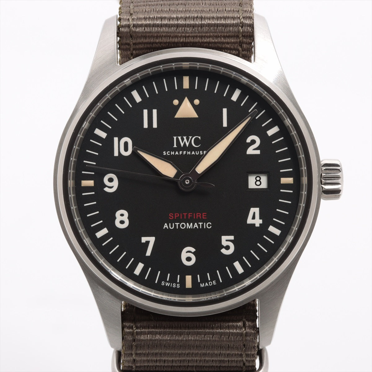 IWC Pilot Watch Automatic Spitfire IW326801 SS  Nylon AT Black