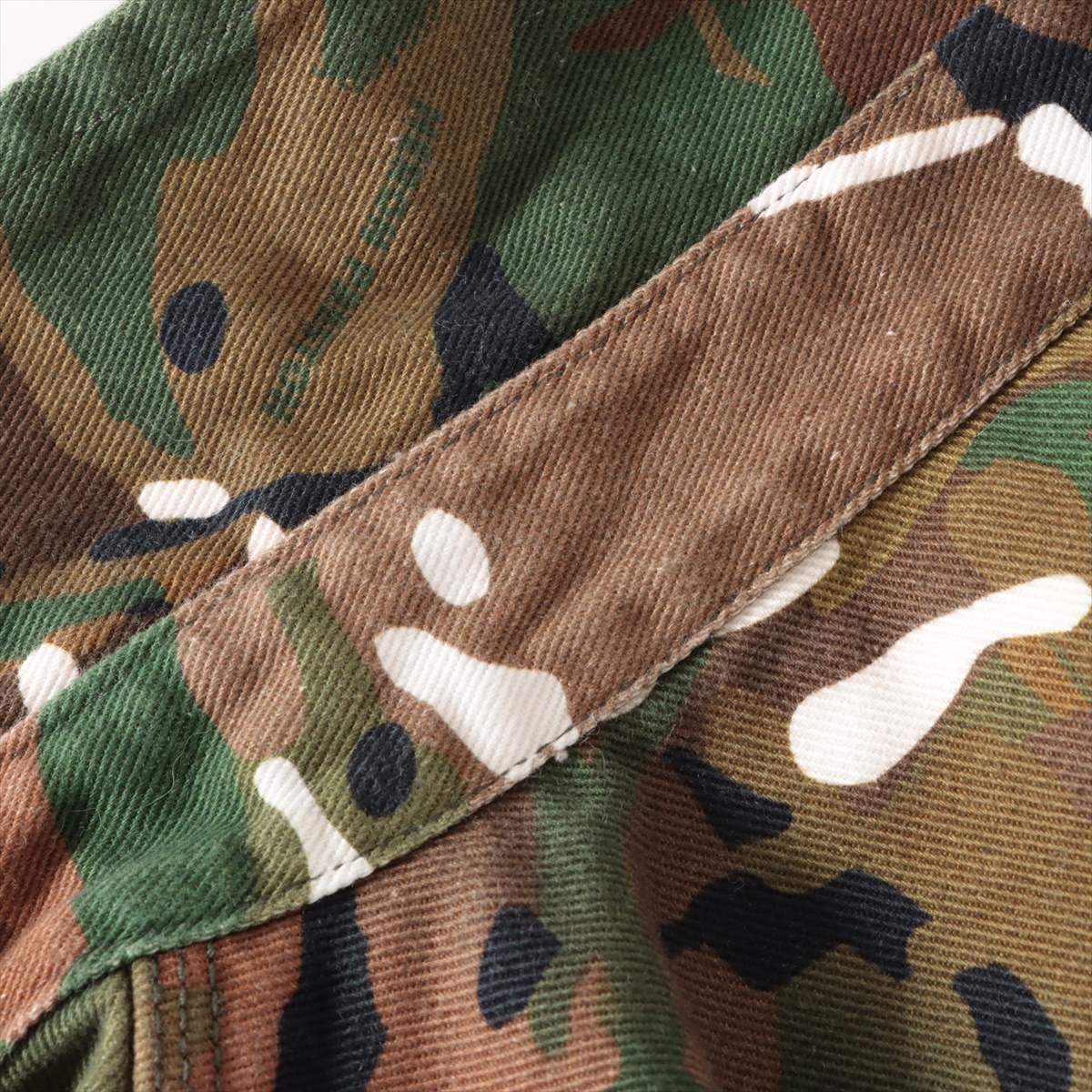 Heron Preston Cotton Denim Jacket L  Karki Camouflage