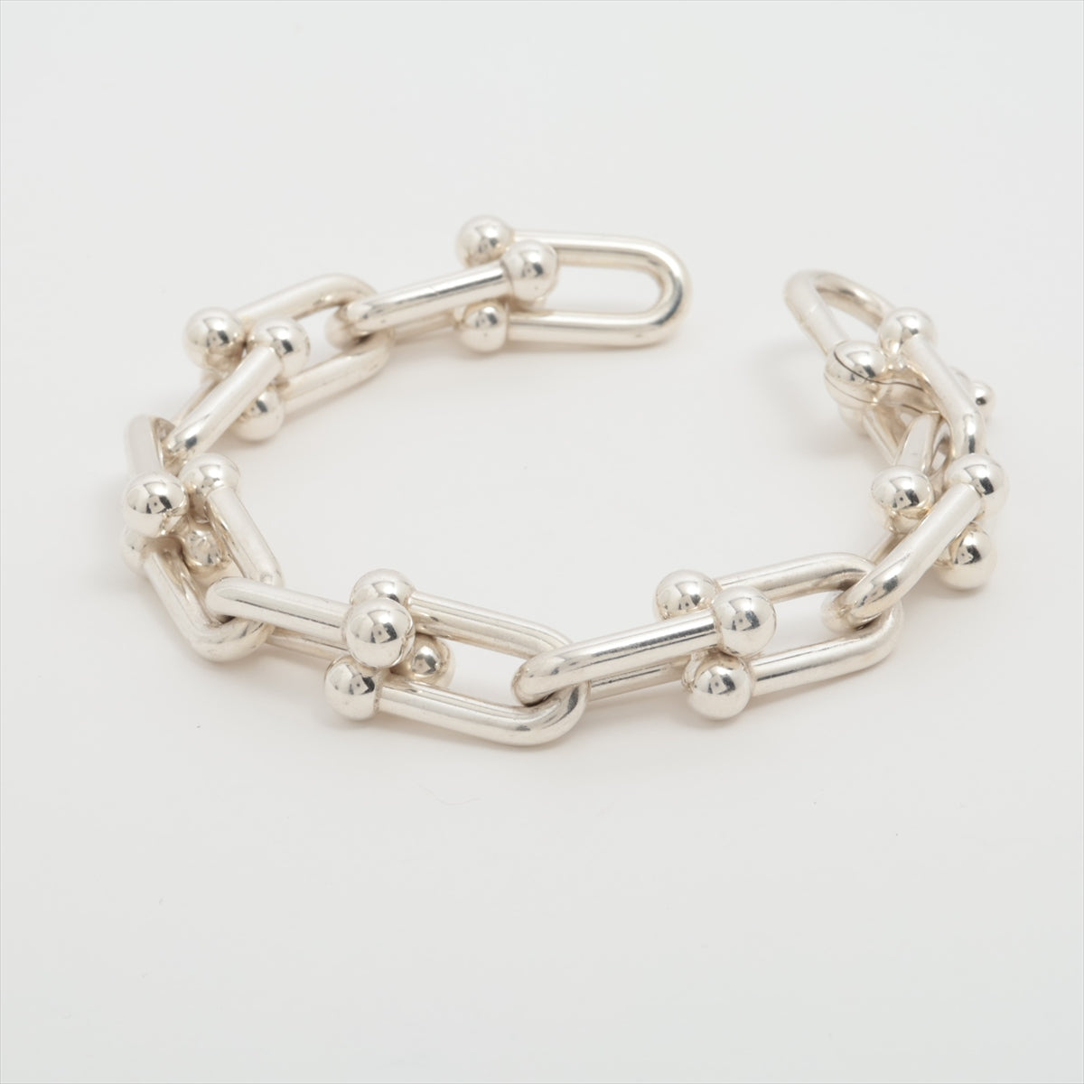 Tiffany Hardware Laminated Bracelet 925 63.0g Silver Laminated