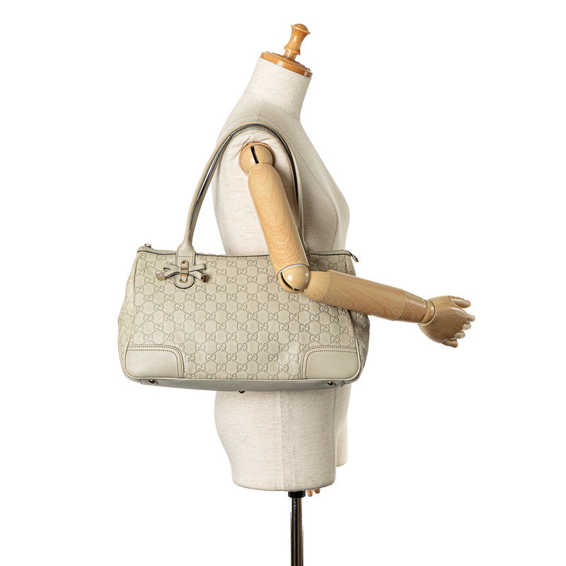 Gucci  Handbag 177052 Ivory White Leather  Gucci