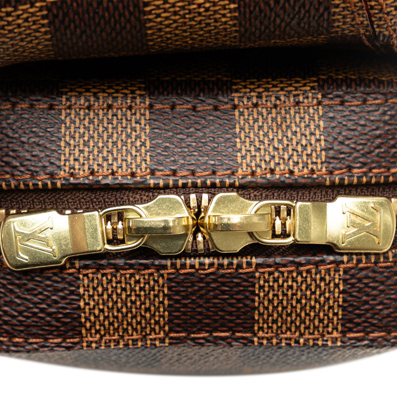 Louis Vuitton Damier Geronimous Body Bag Waist Bag N51994 Brown PVC Leather Men LOUIS VUITTON