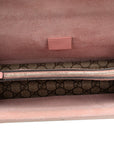 Gucci Dionysus Diamanté Chain Shoulder Bag Monogram Brown 400249