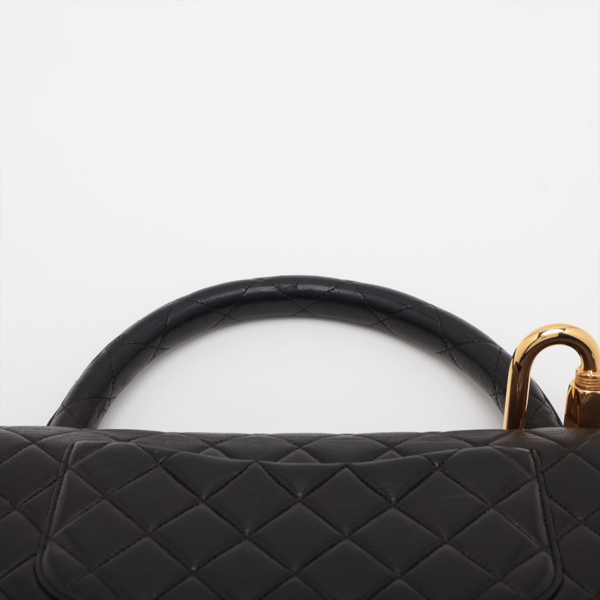 Chanel Matrasse  Handbag Parents&#39; Child&#39;s Bag Black G  3rd Turn-Lock Speech