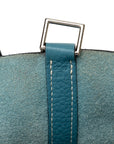 Hermes Picotin Lock PM Handbag Blue Jeans  Clemence  Hermes