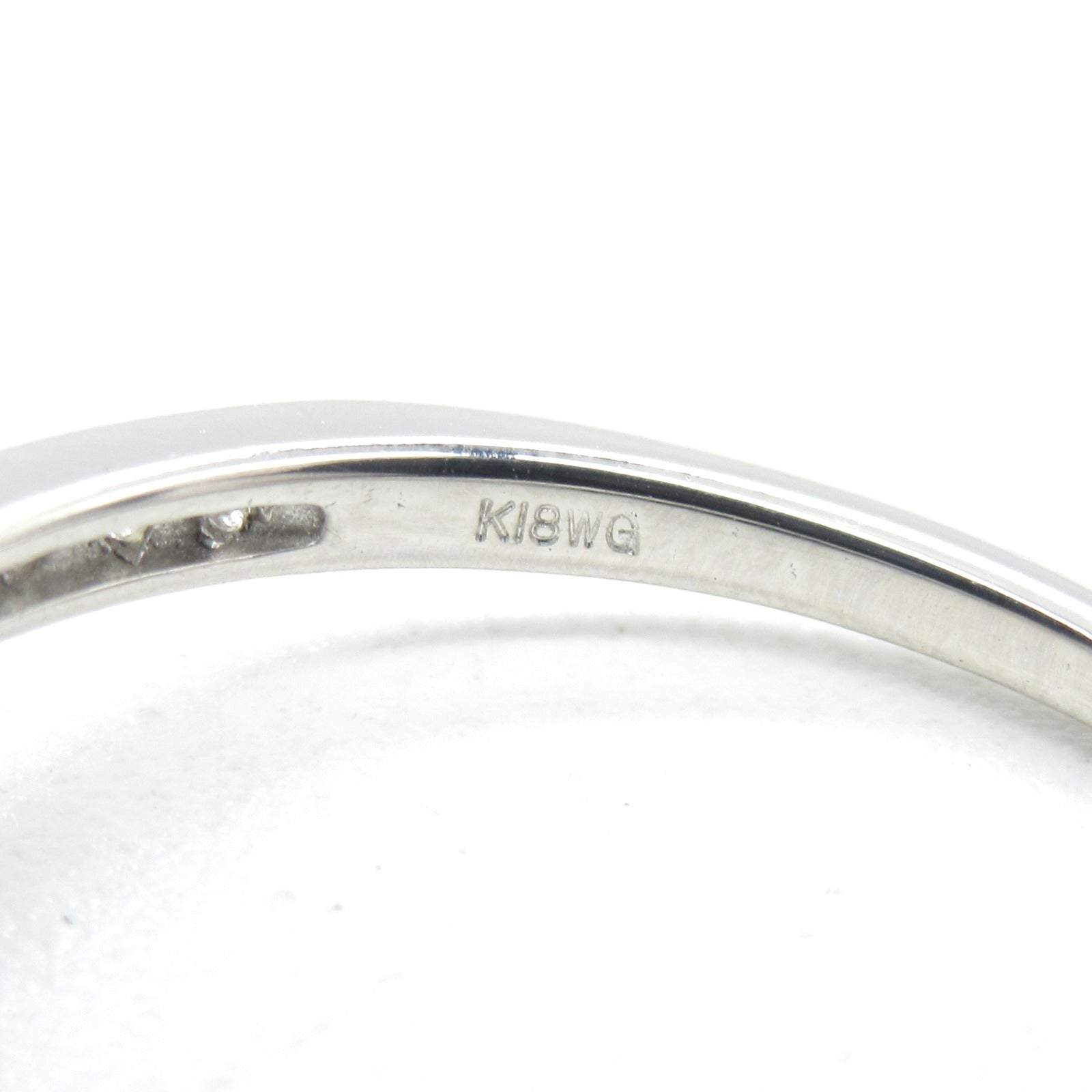 Jewelry Jewelry Diamond Ring Ring Ring Jewelry K18WG (White G) Diamond  Clear Diamond 1.9g