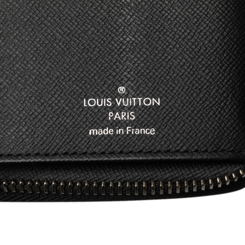 Louis Vuitton Monogram Eclipse Zippie Wallet Vertical Round Fashner Long Wallet M62295 Black Gr PVC Leather Men LOUIS VUITTON