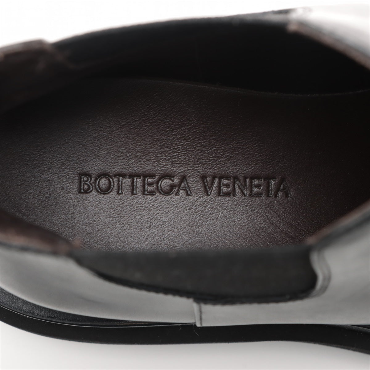 Bottega Veneta 地毯皮革 x 面料 Goar 鞋 37.5 黑色切爾西靴