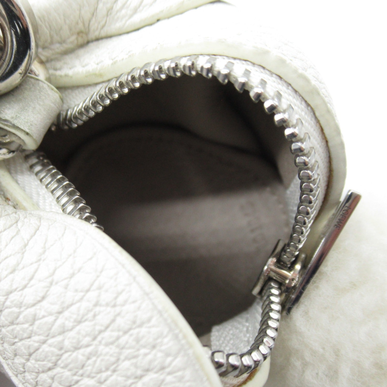 Loewe LOEWE Keyring Keying Accessories Leather  White