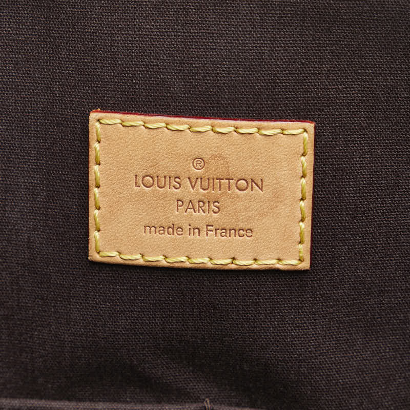 Louis Vuitton Monogram Vernis Avalon  Shoulder Bag M91745 Rouge Forest Wine Red Patent Leather  Louis Vuitton