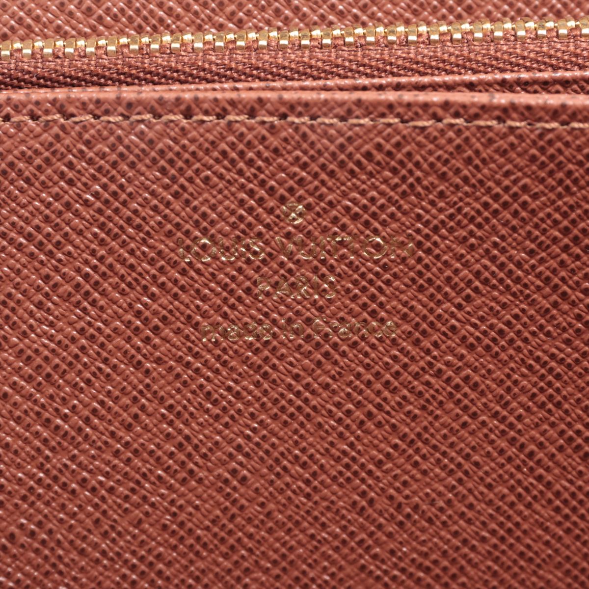 Louis Vuitton Monogram Zippyr Wallet M42616 Brown Round Zipper Wallet