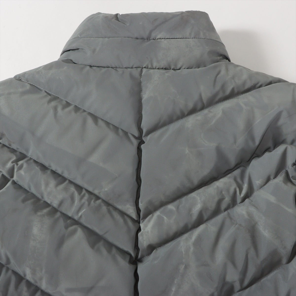 Moncler 22  Polyester x Nylon Down Jacket 0 Men Grey TAKAO Reflective Print