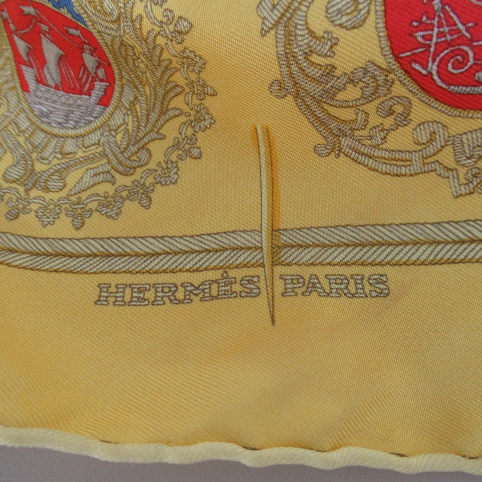 Hermes Hermes 40 Shirt Clothes Silk  Yellow