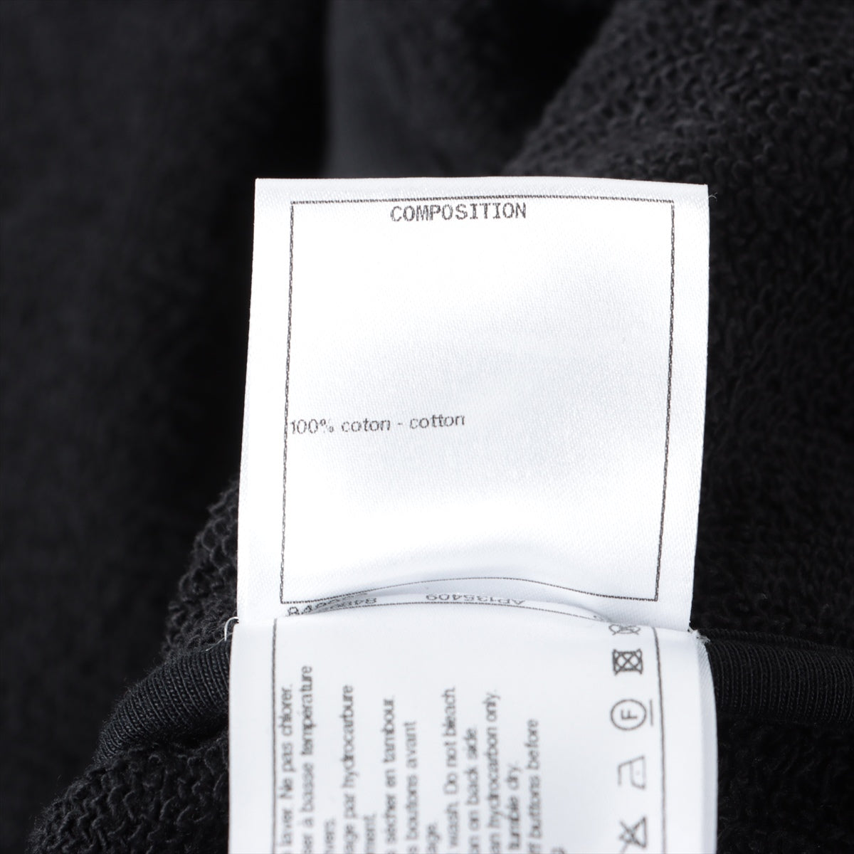 Chanel Coco Button P71 Cotton Cardigan 50  Black P71493K10289