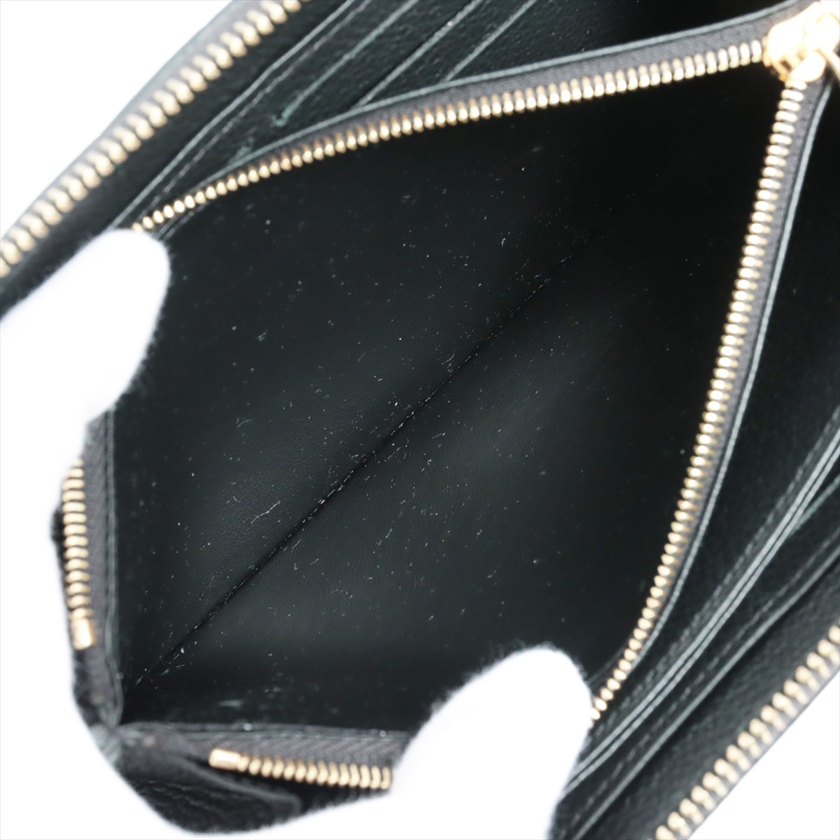 Louis Vuitton Implant  Wallet M61864 Noneir Round Zip Wallet